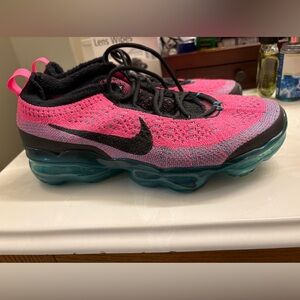 Hot Pink and Teal Air VaporMax Sneakers